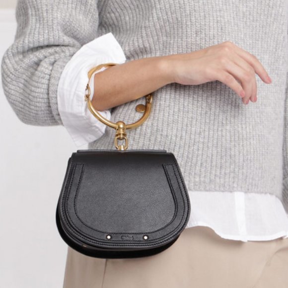 CHLOÉ Small Nile leather bracelet bag - Picture 7 of 15